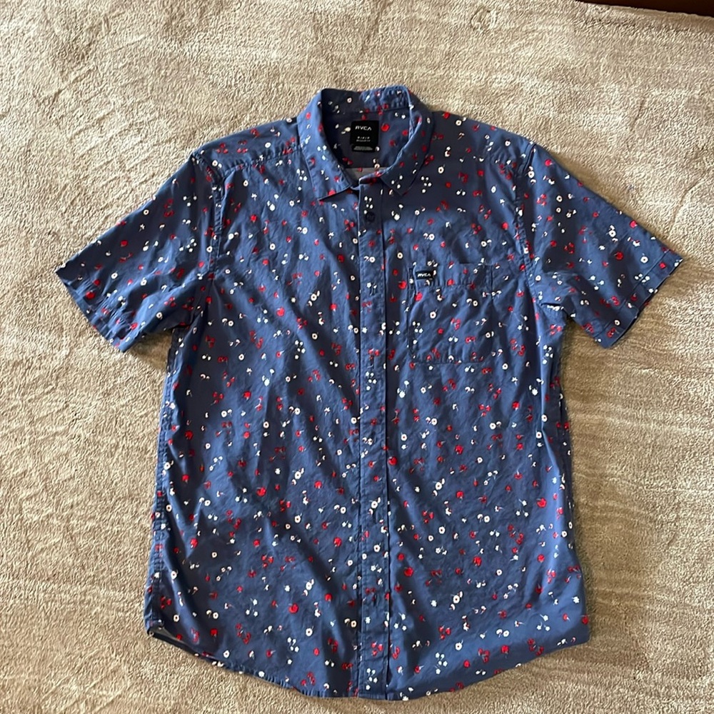 RVCA men’s medium shirt sleeve shirt